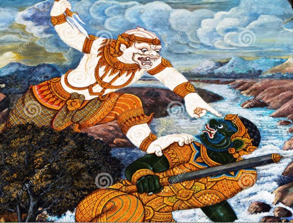 http://www.dreamstime.com/royalty-free-stock-image-hanuman-fight-demon-image17966206