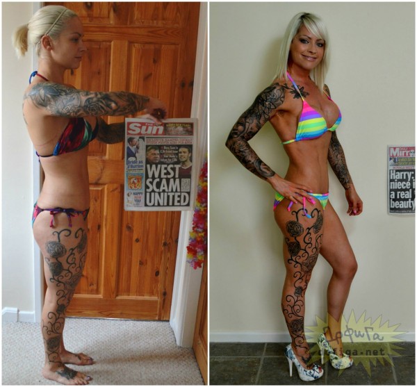 Ÿ ìóæ âìåñòå ñ íåé ñèäåë íà äèåòå è ñëåäîâàë òîìó æå ïëàíó òðåíèðîâîê