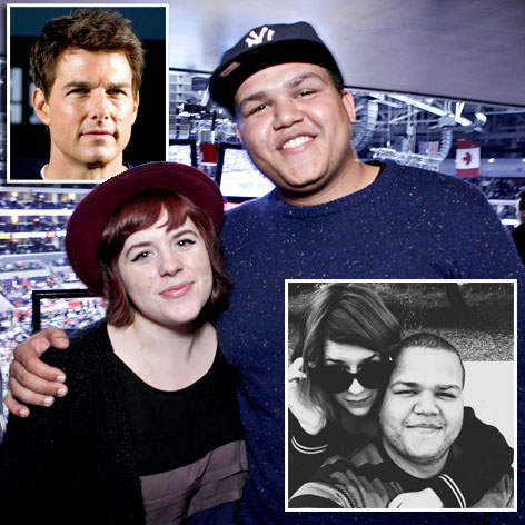 LOS ANGELES, CA - JANUARY 18: Bella Cruise and boyfriend Eddie Frencher attend Connor's 17th birthday party benefiting Children's Miracle Network Hospitals sponsored by California superstores Just Dance 3 and SBE at Hyde Staples on January 18, 2012 in Los Angeles, California. (Photo by Tiffany Rose/WireImage)