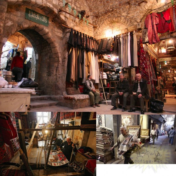 Ìàðò 2006 ãîäà. Ïðîèçâîäñòâî è ïðîäàæà êîâðîâ íà áàçàðå â èñòîðè÷åñêîì öåíòðå Àëåïïî.