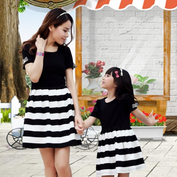 \"sg1014-2015-mother-daughter-dresses-matching\"