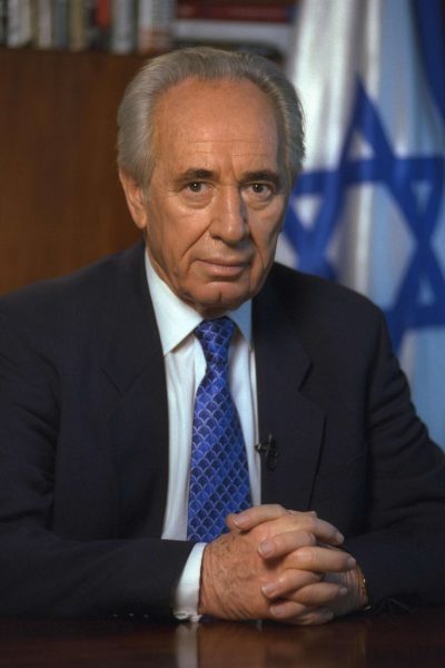 PORTRAIT OF PRIME MINISTER AND DEFENSE MINISTER SHIMON PERES. ôåøèøè, øàù äîîùìä åùø äáéèçåï ùîòåï ôøñ.